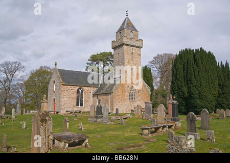 Cawdor alte Kirche Invernesshire Highland Region Schottland April 2009 Stockfoto