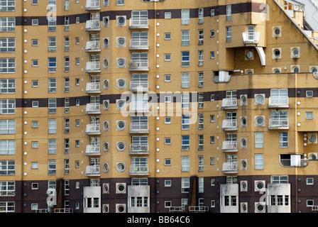 Thameside Gehäuse Docklands Stockfoto