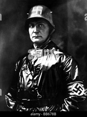 Göring, Hermann, 12.1.1893 - 15.10.1946, deutscher Politiker (NSDAP), als SA-Kommandeur, 1923, halbe Länge, Stockfoto