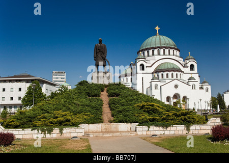 S-Tempel St. Sava in Belgrad Stockfoto