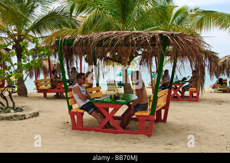 Kali Beach Bar Restaurant St. Martin St. Maarten Karibik Stockfoto