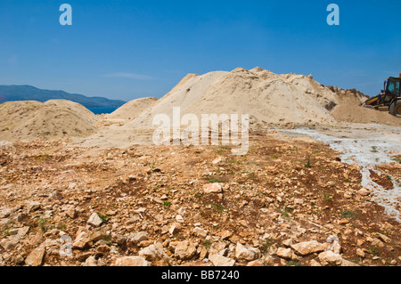 Bauland in Saranda Albanien Stockfoto