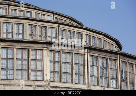 Detail der Kuppel der Jahrhunderthalle (Hala Ludowa) in Breslau, Polen. Stockfoto