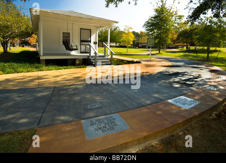 Geburtsort von Elvis Presley in Tupelo Mississippi, wo er lebte, bis er 13 Jahre alt war Stockfoto