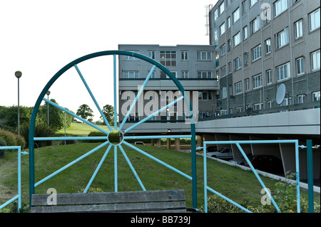 Blick vom innerhalb der Broadwater Farm Sozialsiedlung in Tottenham North London England UK Stockfoto