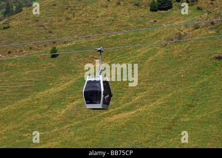 Seilbahn in Ponte di Legno Alta Valcamonica Brescia Italien Stockfoto