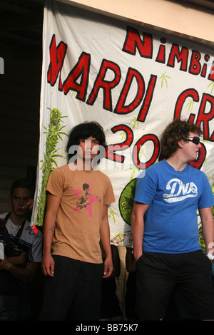 Nimbin Mardisgrass festival Stockfoto