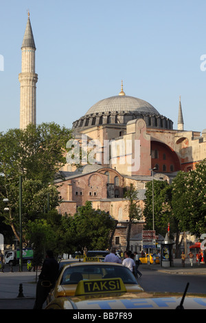 Istanbul Türkei der Hagia Sophia die Kirche der Heiligen Weisheit, bekannt als Aya Sofya in türkischen ehemalige Kirche und Moschee Stockfoto