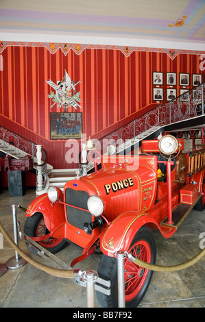 Parque de Bombas de Ponce (alte Feuerwache Ponce) touristische Attraktion in Ponce, Puerto Rico Stockfoto