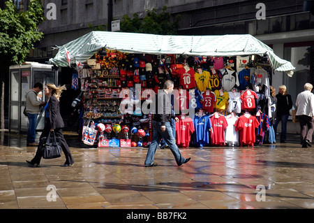 Oxford Street-Souvenir-Stand Stockfoto