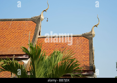 Chiang Mai Tempel Dach Stil Thailand Stockfoto