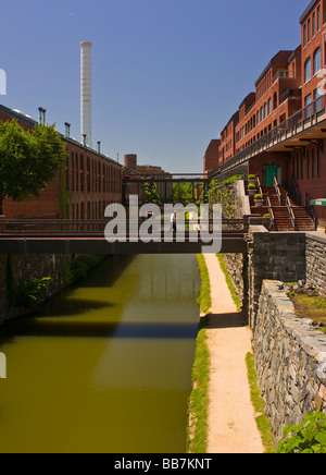 WASHINGTON DC USA C & O Canal in Georgetown Stockfoto