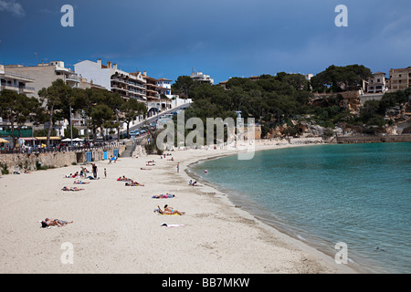 Strand von Porto Cristo Mallorca Spanien Stockfoto