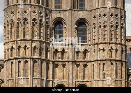 Ely Kathedrale West Turm Detail Stockfoto