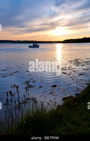 Sonnenuntergang am Clonakilty Bay, West Cork, Irland Stockfoto