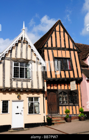 Das krumme Haus Galerie Lavenham Suffolk England Uk Stockfoto