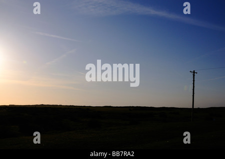 Einsamer Post Stockfoto