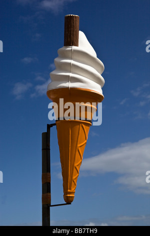 Eis-Werbung Cornet Margate Stockfoto