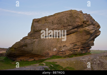 Königliche Soverin, drei Schiffe, birchenfarbig Rand, Derbyshire Peak District Stockfoto