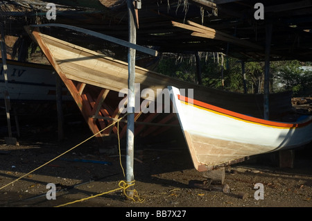 Schiff Hof in Puerto Real, Golfo de Cariaco, Venezuela Stockfoto