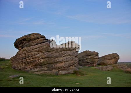 Drei Schiffe, birchenfarbig Rand, Derbyshire Peak District Stockfoto