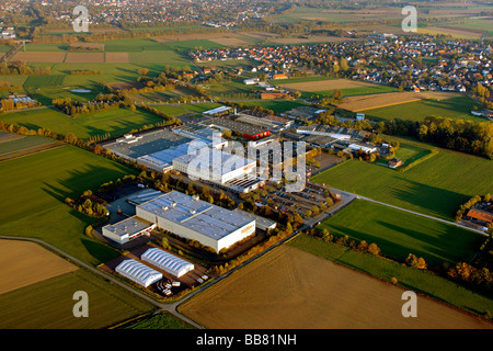 Luftaufnahme, Möbelhaus Turflon Buederich, Werl, Kreis Soest, Soester Boerde, Südwestfalen, North Rhine-Westphalia, G Stockfoto
