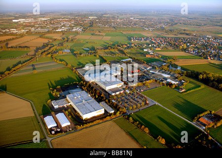 Luftaufnahme, Möbelhaus Turflon Buederich, Werl, Kreis Soest, Soester Boerde, Südwestfalen, North Rhine-Westphalia, G Stockfoto