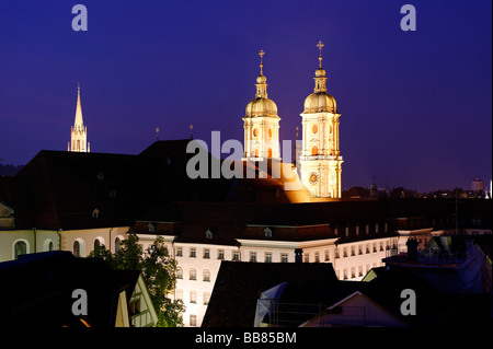 Abbey church, St. Gallen, St. Gallen, Kanton St. Gallen, Schweiz, Europa-Unesco-Weltkulturerbe Stockfoto