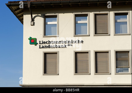 Liechtensteinische Landesbank, Landesbank, Vaduz, Liechtenstein-Fürstentum, Europa Stockfoto