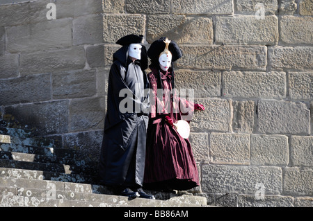 Masken, Karneval Hallia Venezia, Schwäbisch Hall, Baden-Württemberg Stockfoto