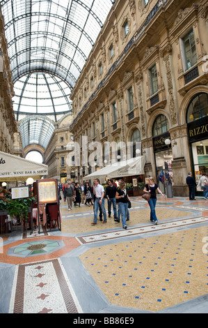 Galleria Vittorio Emanuele, Mailand, Italien Stockfoto