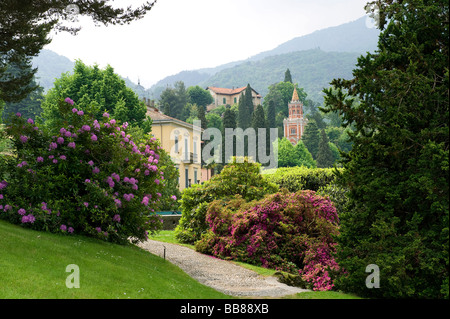 Gärten von Villa Melzi, Bellagio, Comer See, Italien Stockfoto