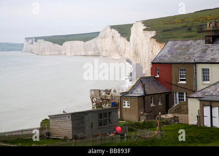Sieben Schwestern Kreidefelsen Birling Gap, East Sussex, England Stockfoto