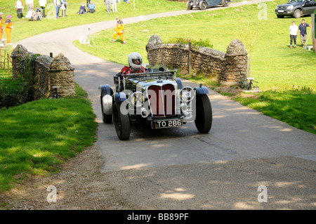 Brough Superior Alpine GS 1936 3455cc Kompressor Wiscombe Hill Climb 10. Mai 2009 Stockfoto