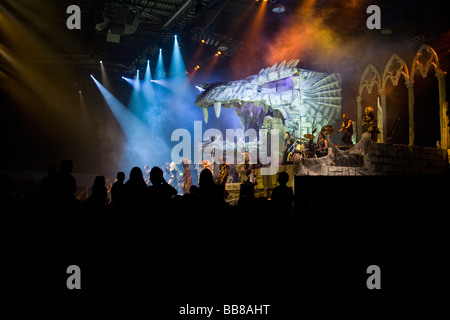 DJ Boboss "Vampires Alive Tour 2008", Leben in der Swiss Life Arena Luzern, Schweiz Stockfoto