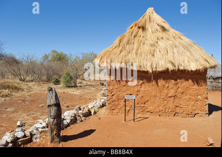 Aufbau der Kavango Menschen in ein Museum unter freiem Himmel, Cultural Village, Tsumeb, Namibia, Afrika Stockfoto