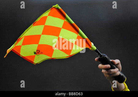 Der Linienrichter Fahne Stockfoto
