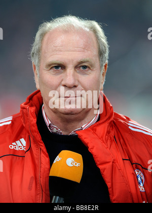 Uli Hoeneß, Manager des FC Bayern München Stockfoto