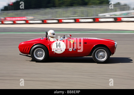 Ferrari 340, Baujahr 1959, Oldtimer Grand Prix Nürburgring 2008 Motorsport-Rennstrecke in Nuerburg, Rheinland-Pala Stockfoto