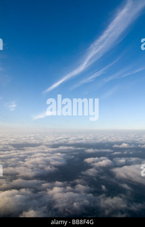 Luftaufnahme über die Drakensberge vom Flugzeug aus. Kwazulu Natal Provinz, Südafrika Stockfoto