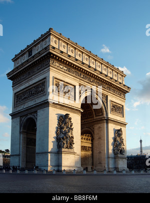 Arc de Triomphe, Triumphbogen, Paris, Frankreich, Europa Stockfoto