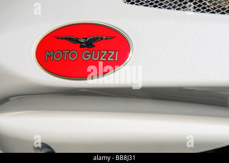 Moto Guzzi Griso 8V Motorrad, Logo auf dem tank Stockfoto