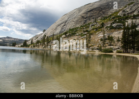 Tenaya Lake Tuolumne Meadows Tioga Pass Yosemite Nationalpark, Kalifornien USA Stockfoto