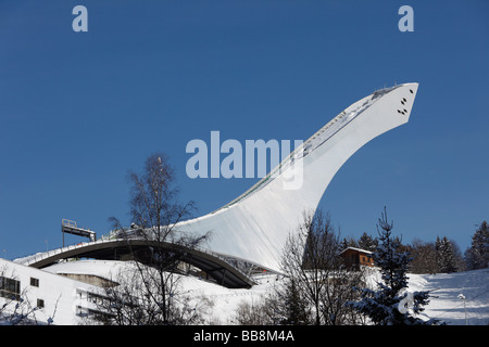 Neue Schanze in Garmisch-Partenkirchen, Werdenfelser Land, Upper Bavaria, Bavaria, Germany Stockfoto