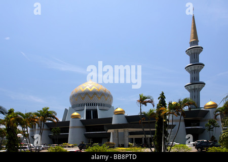 Sabah State Moschee Kota Kinabalu Borneo Malaysia Asien Stockfoto