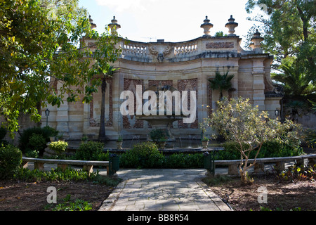 San Anton Gardens und Palace zwischen den Städten Attard und Balzan, Malta, Europa Stockfoto