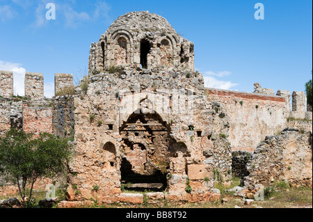 Basilika in der inneren Burg (Ic Kale), Alanya, Mittelmeerküste, Türkei Stockfoto