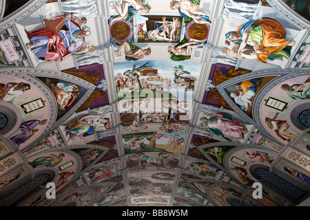 Englischer Märtyrer katholischen Kirche, die einzige vollständige Reproduktion der Sixtinischen Kapelle Decke überall auf der Welt beheimatet. Stockfoto