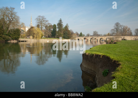 Wallingford Brücke über den Fluss Themse Oxfordshire Uk Stockfoto