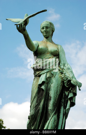 Denkmal für Taube Soldaten in Brüssel Stockfoto